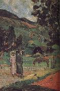 Paul Gauguin Ma and scenery painting